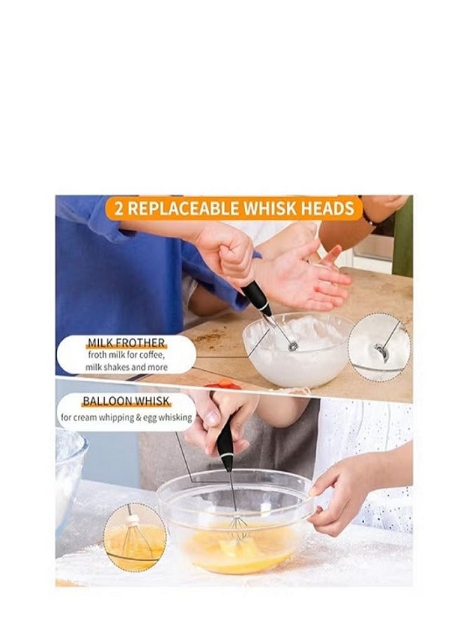 مضرب نسكافيه - ماكينة صنع رغوة الحليب قابلة لإعادة الشحن، 3 سرعات - Image 3